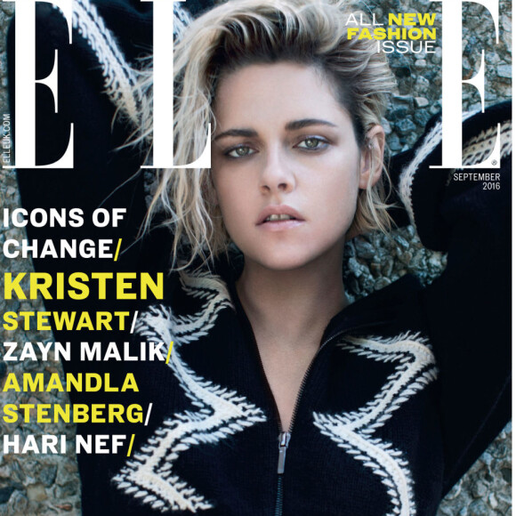 Couverture du magazine britannique "ELLE", édition du mois de septembre 2016.