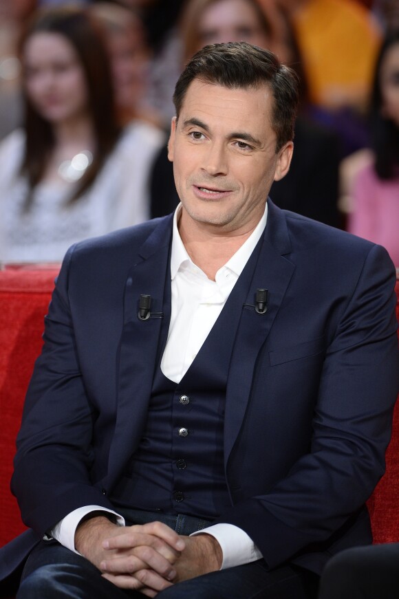 Olivier Minne - Enregistrement de l'émission "Vivement Dimanche" à Paris le 16 Décembre 2015 et qui sera diffusée le 20 Décembre 2015. Invité principal Patrick Bruel