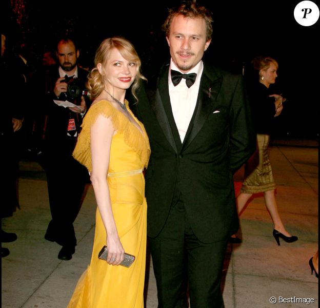 Heath Ledger et Michelle Williams à la Vanity Fair Oscar Party en mars 2006.