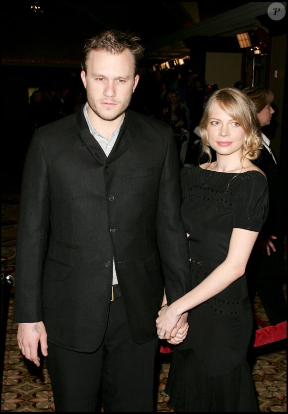 Heath Ledger & Michelle Williams à Century City le 28 janvier 2006.