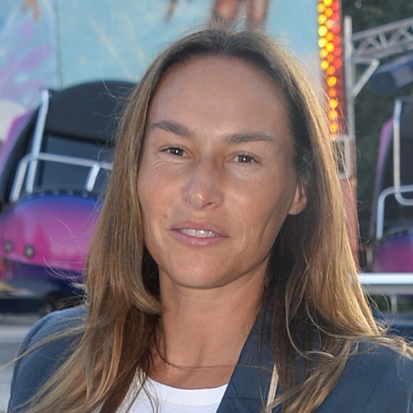 Vanessa Demouy lors de la soirée pour l'association de Laurette Fugain à l'occasion de l'ouverture de la fete à Neu Neu le 28 août 2015 à Boulogne, le 28 août 2015