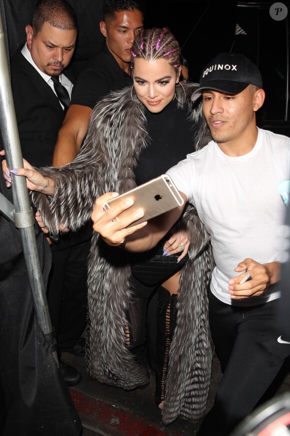 Khloé Kardashian arrive au The Nice Guy. Los Angeles, le 31 juillet 2016.
