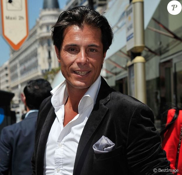 Exclusif - Giuseppe Polimeno se promène sur la croisette - 67 ème festival du film de Cannes 2014 - le 17 mai 2014
