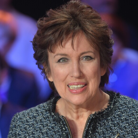 Exclusif - Roselyne Bachelot lors de l'enregistrement de l'émission "Faut pas abuser" présentée par Julien Courbet et diffusée sur D8 le 10 mai 2016 à 21h00. Paris le 4 avril 2016. © Veeren/Bestimage