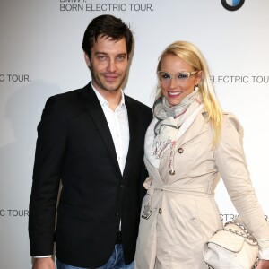 Elodie Gossuin et son mari Bertrand Lacherie - BMW i Tour a Paris le 3 avril 2013.