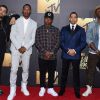 O'Shea Jackson Jr., Corey Hawkins, Jason Mitchell, Neil Brown Jr - Cérémonie des MTV Movie Awards 2016 à Los Angeles le 9 avril 2016.