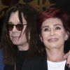 Ozzy Osbourne et Sharon Osbourne se retrouvent pour la soirée 'Corey Taylor Special Announcement' au Palladium à Hollywood le 12 mai 2016