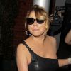 Mariah Carey, toute souriante, en sortant de son dîner au Mr Chow restaurant à Beverly Hills, le 2 août 2016.