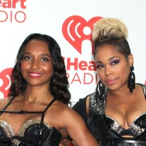 Rozonda Thomas, Tionne Watkins sur le tapis rouge du " Iheart Radio " a Las Vegas Le 21 septembre 2013