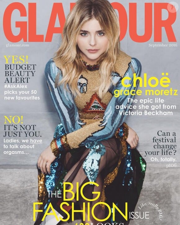Couverture du magazine "Glamour", édition britannique du mois de septembre 2016.