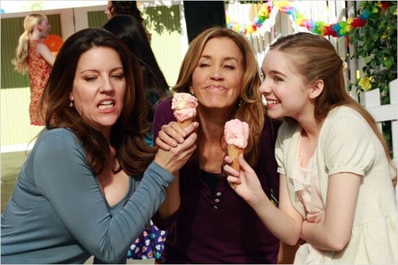 Photo Andrea Parker, Darcy Rose Byrnes, Felicity Huffman