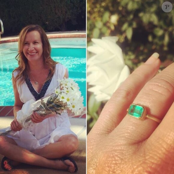 Angela Kinsey s'est fiancée. Instagram, août 2016.