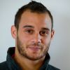 Samir Aït Saïd lors d'un événement à cent jours des JO de Rio, le 27 avril 2016 à Paris. Il a été victime d'une double fracture ouverte tibia péroné à la réception d'un saut le 6 août 2016 lors des épreuves de gymastique des Jeux olympiques de Rio de Janeiro.  Photo by Henri Szwarc/ABACAPRESS.COM