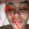 Blac Chyna a fait une réaction allergique à un soin du visage. Photo publiée sur Snapchat le 7 août 2016