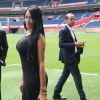 Aurah Ruiz, la compagne de Jesé Rodriguez ( mannequin et elle a participé à l'émission de télé-réalité MYHYV ('Mujeres y hombres y viceversa')) - Jesé Rodriguez, la nouvelle recrue de l'équipe de football du PSG (Paris Saint-Germain Football Club), présenté lors d'une conférence de presse au stade du Parc des Princes à Paris, le 8 août 2016. © Marc Ausset-Lacroix/Bestimage