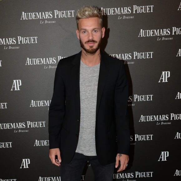 Semi-exclusif - Matt Pokora (M. Pokora) - Inauguration de la boutique Audemars Piguet, 15 rue Royale, et présentation de la nouvelle collection Royal Oak Yellow Gold, à Paris, le 26 mai 2016. © Rachid Bellak/Bestimage