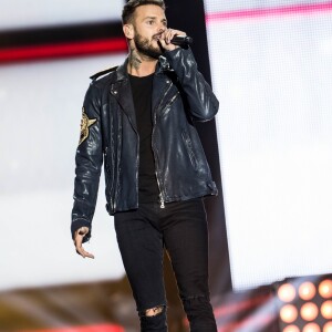 Exclusif - M. Pokora (Matt Pokora) - Répétitions sur le plateau de l'émission "Bercy fête ses 30 ans - Le concert anniversaire" diffusée le 4 décembre 2015 sur TF1 en primetime à l'AccorHotels Arena à Paris, le 3 décembre 2015. © Veeren/Moreau/Bestimage