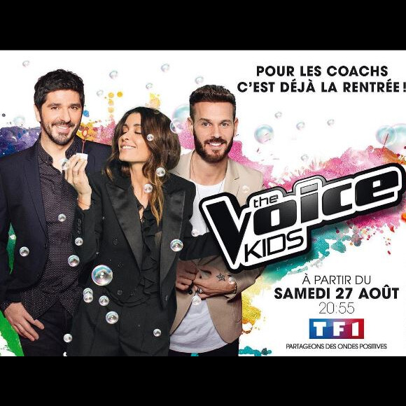 Jenifer, Patrick Fiori et Jenifer de retour dans "The Voice Kids 3", à partir du 27 août 2016, sur TF1