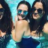 Drew Barrymore à Las Vegas avec ses copines le 7 août 2016