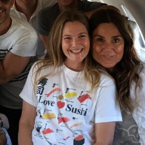 Drew Barrymore et son groupe d'amis à Las Vegas le 6 août 2016