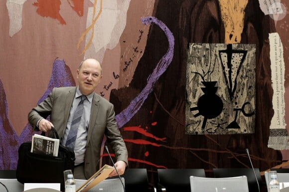 Denis Baupin lors d'une audition sur le secteur du nucléaire à l'Assemblée nationale, à Paris le 20 mai 2014.