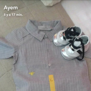 Ayem Nour dévoile la garde-robe d'Ayvin sur Snapchat, jeudi 11 août 2016