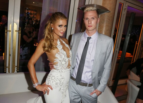 Paris Hilton et son frère Barron Hilton lors du Festival de Cannes, le 17 mai 2016