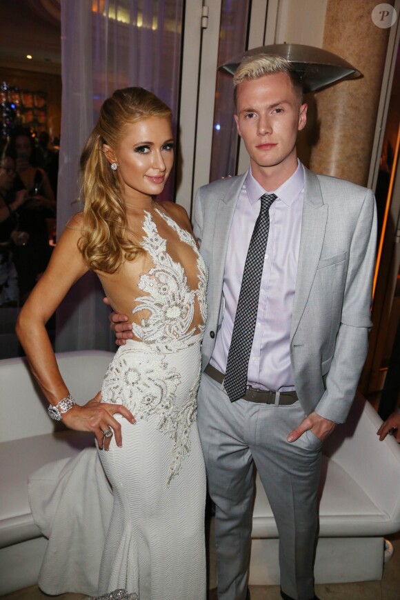 Paris Hilton et son frère Barron Hilton lors du Festival de Cannes, le 17 mai 2016