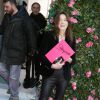 Carla Bruni-Sarkozy - Sortie des people du défilé Haute Couture Schiaparelli Printemps-Eté 2016 à Paris, le 25 janvier 2016. © CVS/Veeren/Bestimage