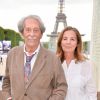Exclusif - Jean Rochefort et sa femme Françoise Vidal lors de la soirée du Grand Prix Longines Global Champions Tour au Longines Paris Eiffel Jumping au Champ-de-Mars à Paris, le 4 juillet 2015.