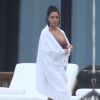 Kim Kardashian en vacances à Puerto Vallarta au Mexique, le 18 août 2016.