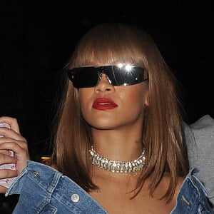 Rihanna au Tape Nightclub à Londres le 20 août 2016.