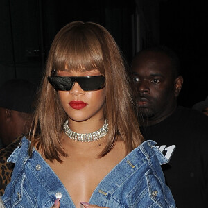 Rihanna au Tape Nightclub à Londres le 20 août 2016.