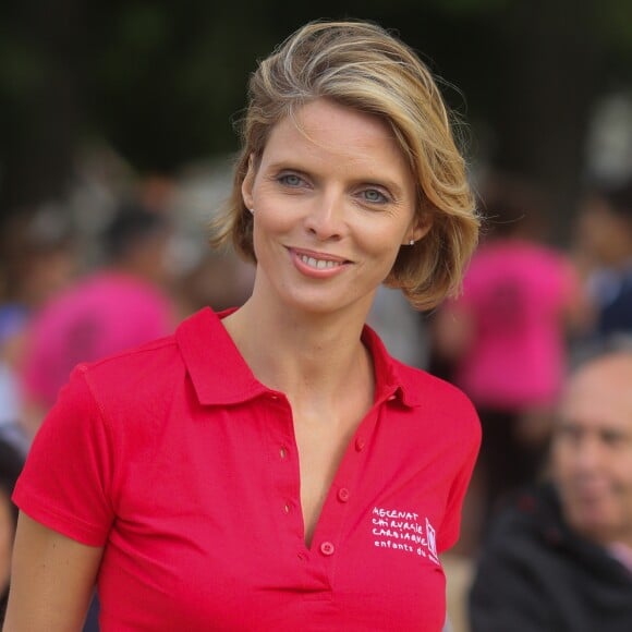 Exclusif - Sylvie Tellier - L'équipe de l'Etape du Coeur 2016 pour le compte de Mécénat Chirurgie Cardiaque lors d'un tournoi de pétanque à Bourg-Saint-Andéol, le 14 juillet 2016. © CVS/Bestimage