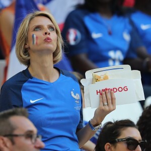 Sylvie Tellier à la demi-finale de l'Euro 2016 Allemagne-France au stade Vélodrome à Marseille, France, le 7 juillet 2016. © Cyril Moreau/Bestimage