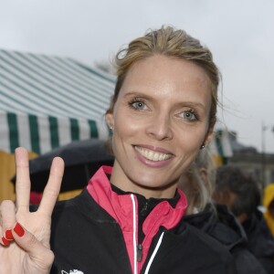 Sylvie Tellier - La 30ème édition de la Course du Coeur, au départ de Place Joffre à Paris, le 30 mars 2016. © Guirec Coadic/Bestimage