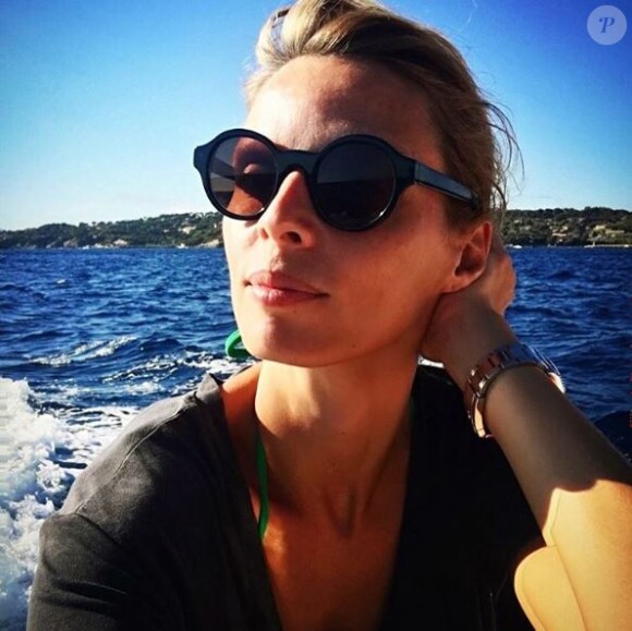 Sylvie Tellier en mode selfie sur Instagram le 22 août 2016