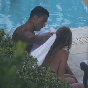 Exclusif - Cristiano Ronaldo avec Cassandre Davis à Miami le 30 juillet 2016