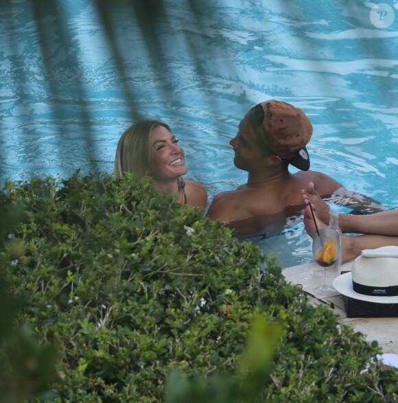 Exclusif - Cristiano Ronaldo avec Cassandre Davis à Miami le 30 juillet 2016