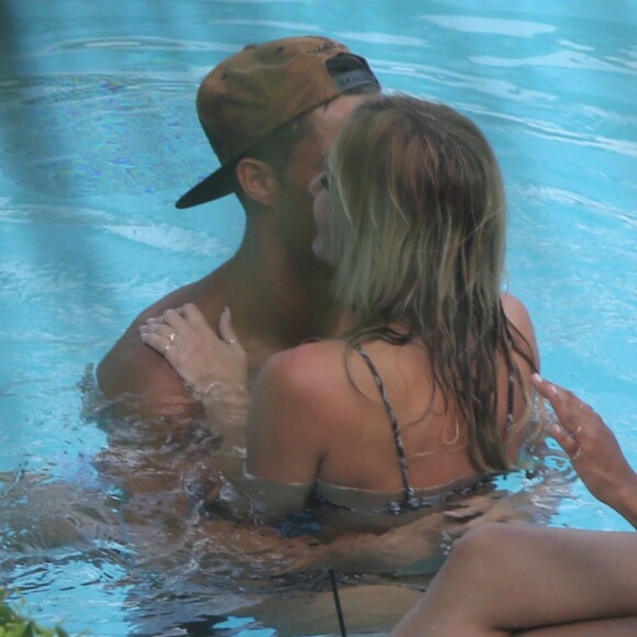 Exclusif - Cristiano Ronaldo avec Cassandre Davis à Miami le 30 juillet 2016