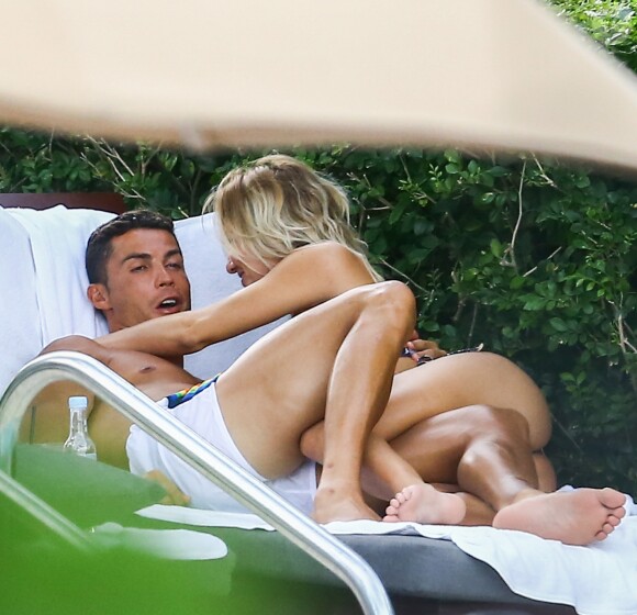 Exclusif - Cristiano Ronaldo avec Cassandre Davis à Miami le 30 juillet 2016
