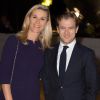 Laurence Ferrari et son mari Renaud Capuçon - Inauguration de la Fondation Louis Vuitton à Paris le 20 octobre 2014. 