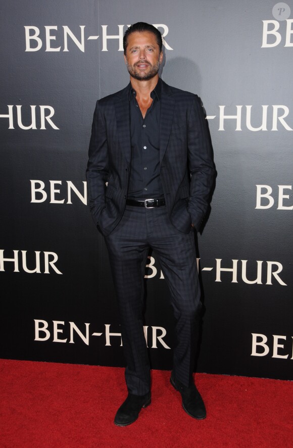 David Charvet à la première de "Ben-Hur" au TCL Chinese Theatre à Los Angeles, le 16 août 2016.