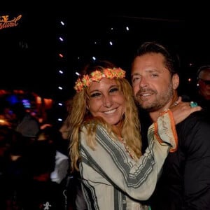 Carole Gruson et David Charvet au Ti St Barth le 12 août 2016 à Saint-Barthélemy