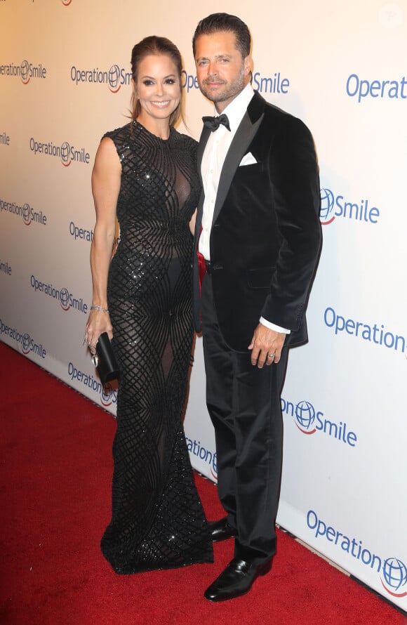 Brooke Burke et son mari David Charvet à la soirée du 14ème Gala annuel Operation Smile à Cipriani 42nd Street à New York, le 12 mai 2016
