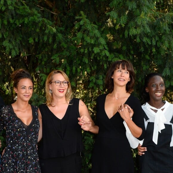 Benjamin Siksou, Alice Belaïdi, guest, Sophie Marceau, Eye Haidara, Nailia Harzoun, Aurore Broutin enceinte, Anne Le Ny - 9ème Festival du Film Francophone d'Angoulême - Jour 5, le 26 août 2016. © Coadic Guirec/Bestimage