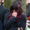 Sophie Marceau assiste aux obsèques de son ex-mari Andrzej Zulawski à Gora Kalwaria, près de Varsovie en Pologne le 22 février 2016.