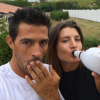 Jean Pascal Lacoste et sa chérie Delphine Tellier. Photo publiée sur Instagram au mois d'août 2016