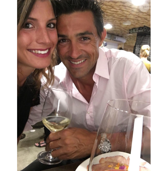 Jean Pascal Lacoste et sa chérie Delphine Tellier. Photo publiée sur Instagram au mois d'août 2016