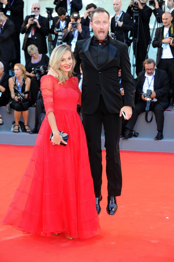 Francesco Facchinetti et sa femme Wilma - Première de "La La Land" et cérémonie d'ouverture du 73ème festival du film de Venise (Mostra) le 31 août 2016.